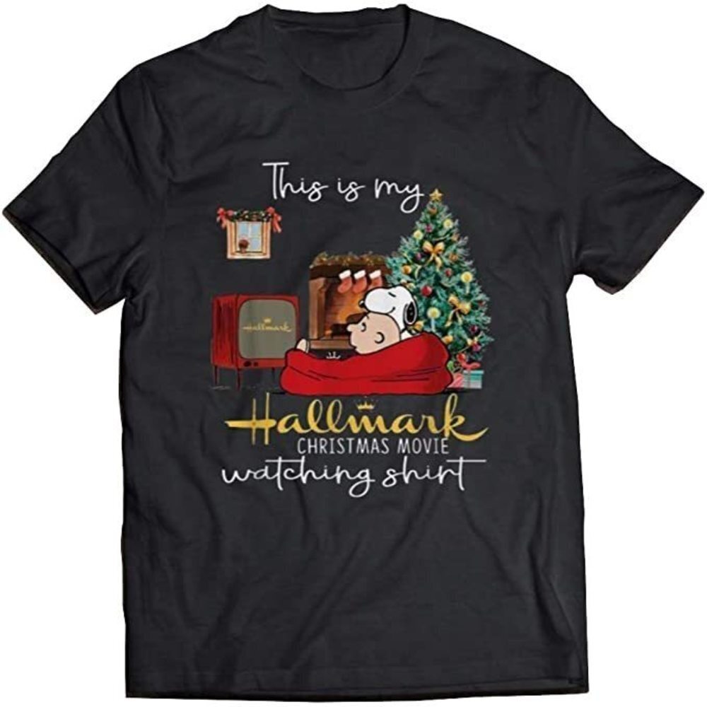 This Is My Hallmark Christmas Movie Watching Snoopy And Charlie Brown Shirt